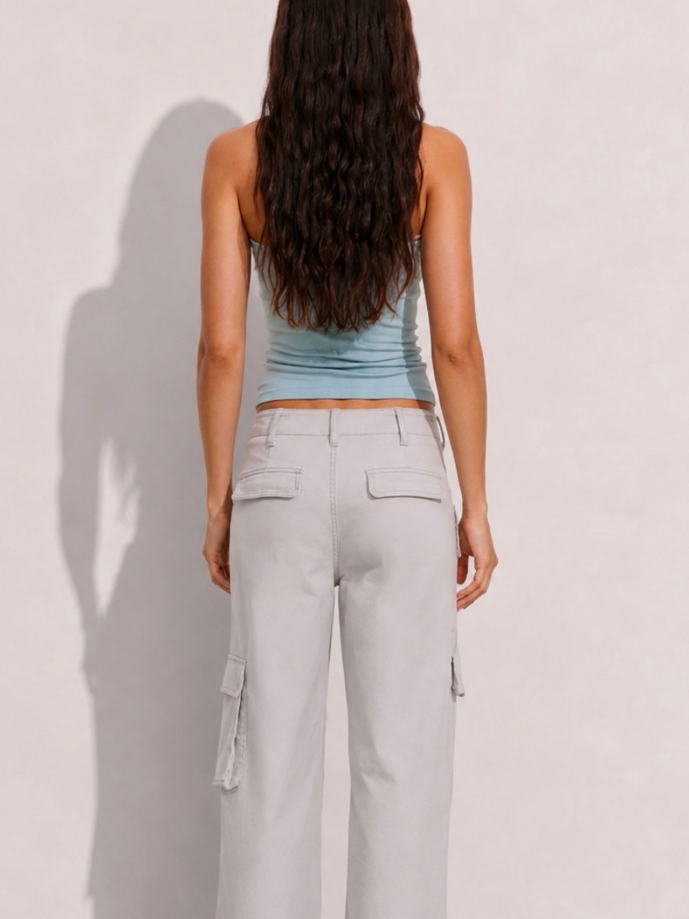 Aritzia WILFRED Free Picture Grey Cargo Wide Leg Utility Pants Size 2 - Picture 7 of 11